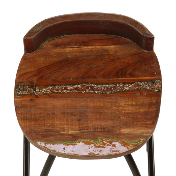 vidaXL Bar Stools 2 pcs. Solid Reclaimed Wood