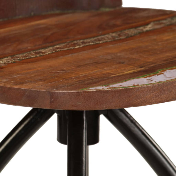 vidaXL Bar Stools 2 pcs. Solid Reclaimed Wood