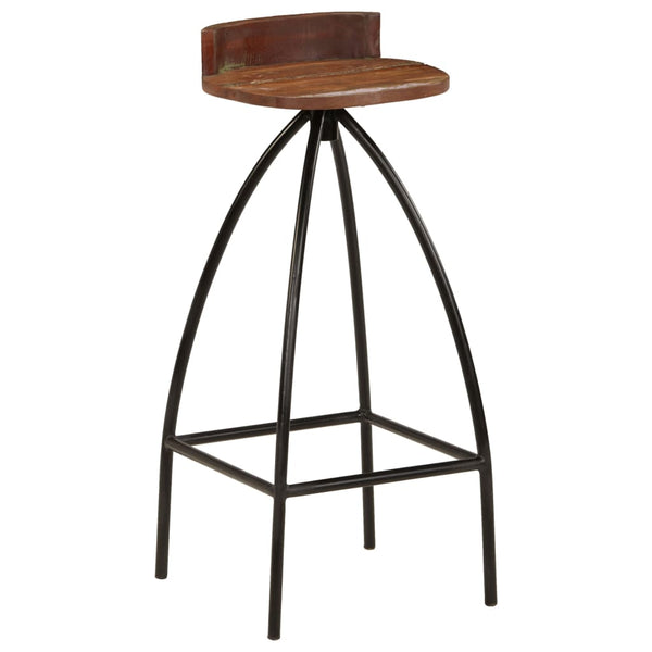 vidaXL Bar Stools 2 pcs. Solid Reclaimed Wood