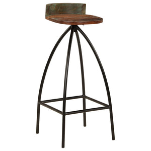 vidaXL Bar Stools 2 pcs. Solid Reclaimed Wood