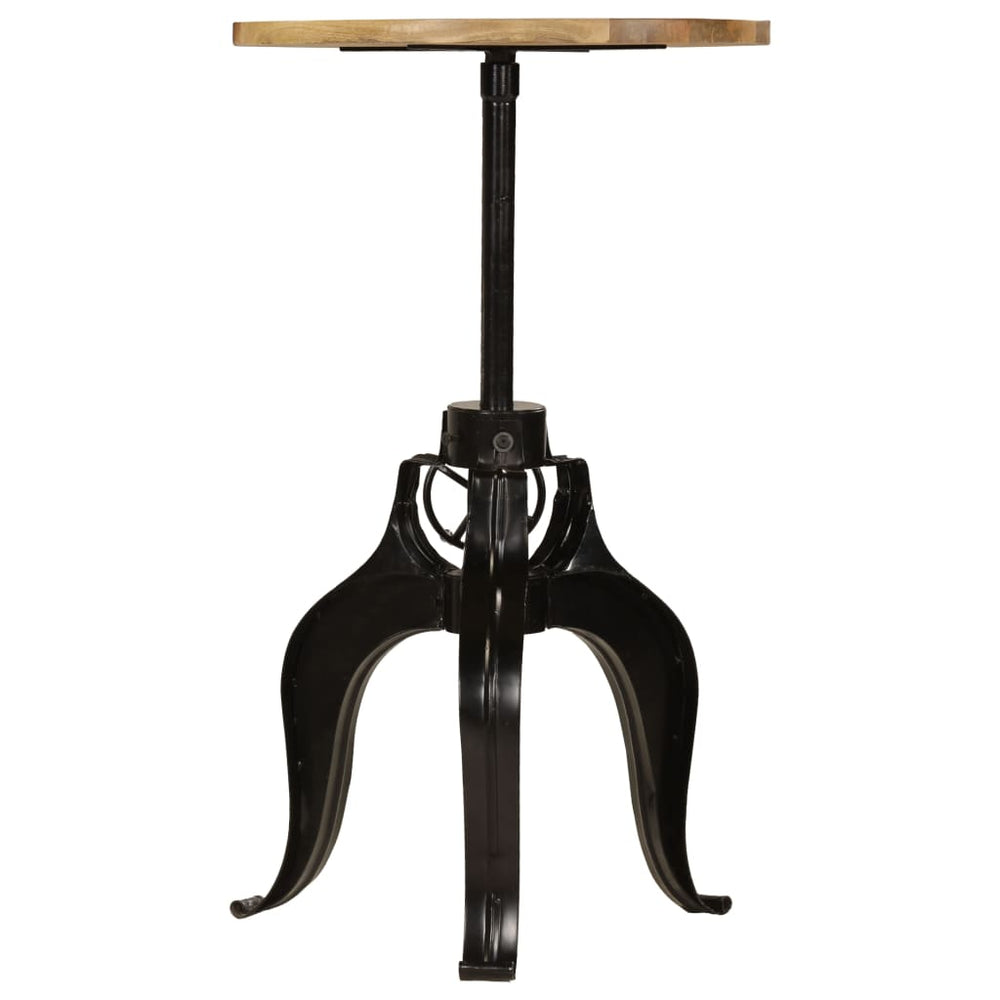 vidaXL Bar Table Solid Mango Wood 60x(76-110) cm