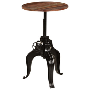vidaXL Reclaimed Solid Wood Bar Table 60x(76-110) cm