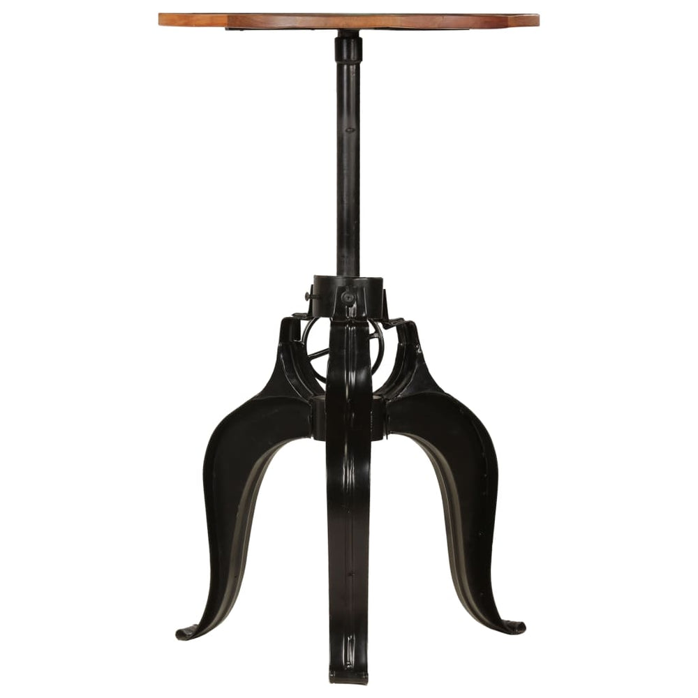 vidaXL Reclaimed Solid Wood Bar Table 60x(76-110) cm