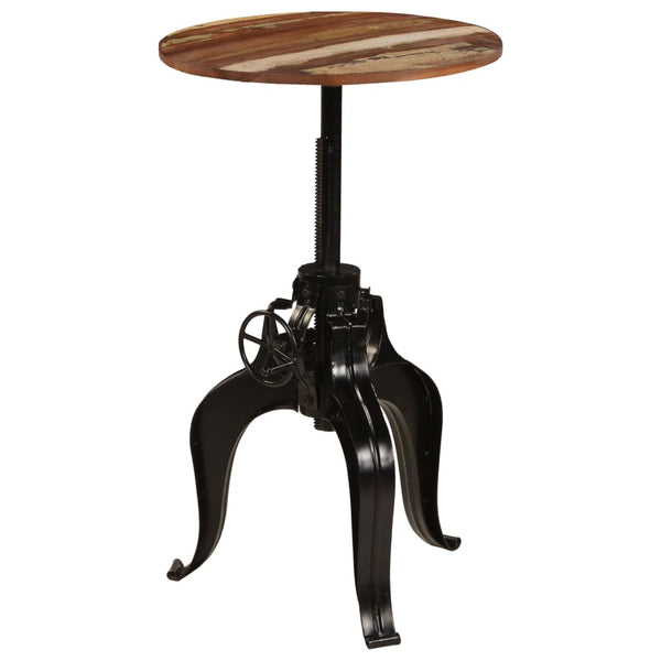 vidaXL Reclaimed Solid Wood Bar Table 60x(76-110) cm