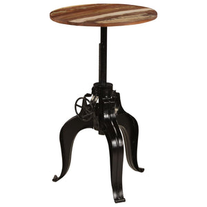 vidaXL Reclaimed Solid Wood Bar Table 60x(76-110) cm