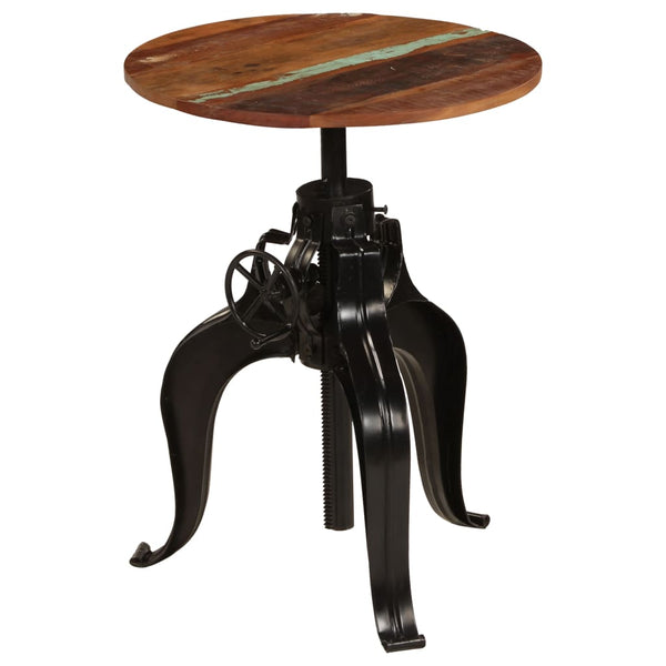 vidaXL Reclaimed Solid Wood Bar Table 60x(76-110) cm