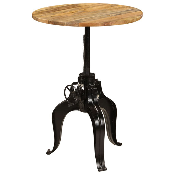 vidaXL Solid Mango Wood Bar Table 75x(76-110) cm