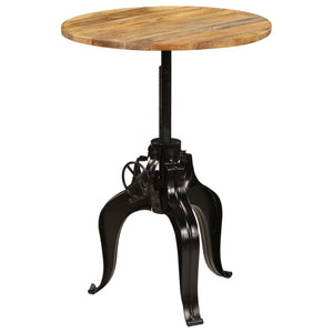 vidaXL Solid Mango Wood Bar Table 75x(76-110) cm