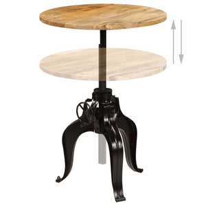 vidaXL Solid Mango Wood Bar Table 75x(76-110) cm