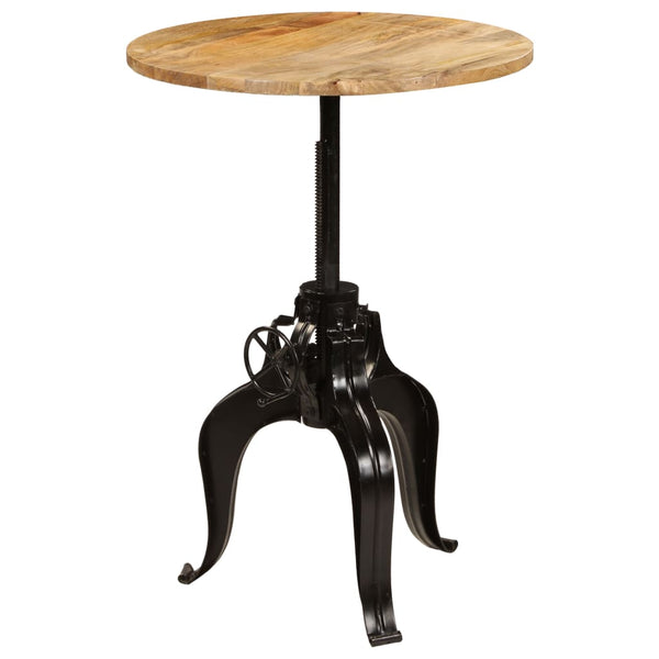 vidaXL Solid Mango Wood Bar Table 75x(76-110) cm