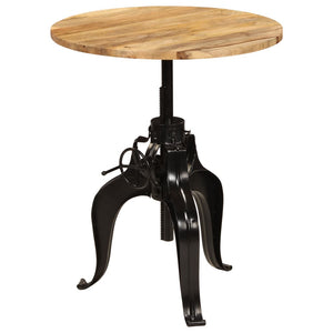 vidaXL Solid Mango Wood Bar Table 75x(76-110) cm