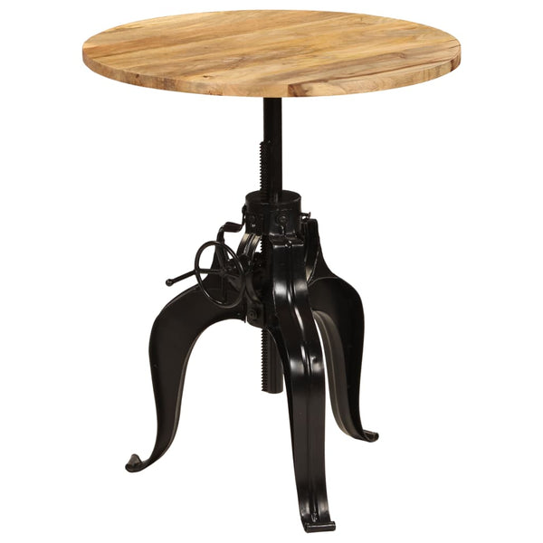 vidaXL Solid Mango Wood Bar Table 75x(76-110) cm