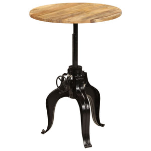vidaXL Solid Mango Wood Bar Table 75x(76-110) cm