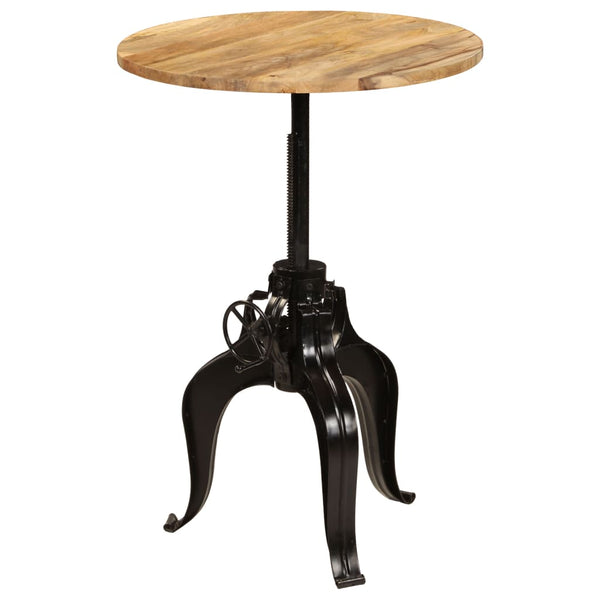 vidaXL Solid Mango Wood Bar Table 75x(76-110) cm