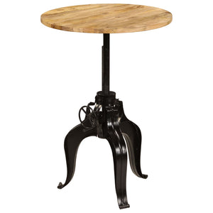 vidaXL Solid Mango Wood Bar Table 75x(76-110) cm