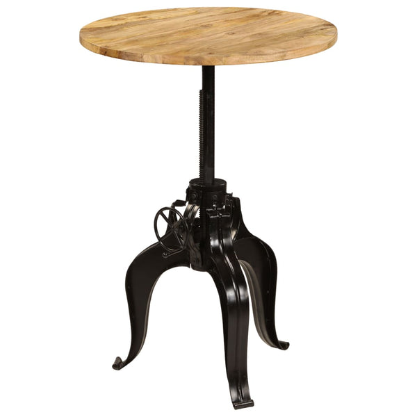 vidaXL Solid Mango Wood Bar Table 75x(76-110) cm
