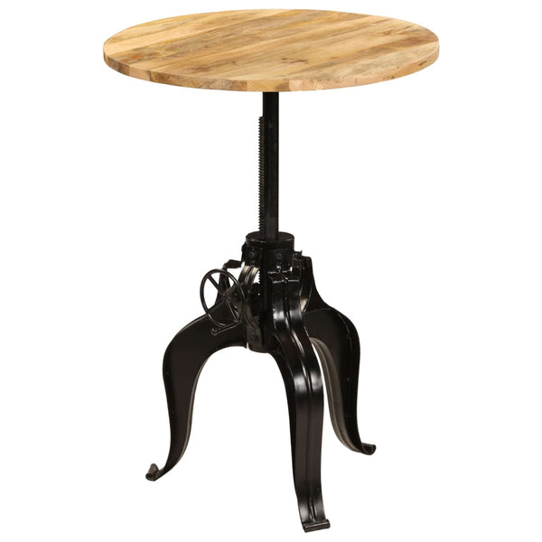 vidaXL Solid Mango Wood Bar Table 75x(76-110) cm