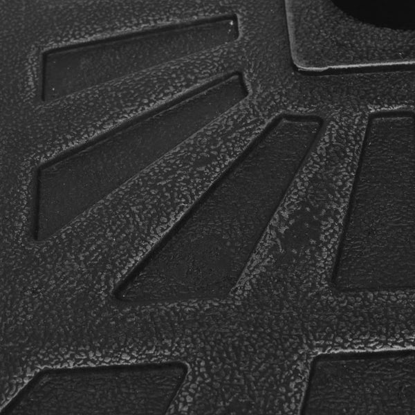 vidaXL Square Parasol Base Resin Black 19 kg