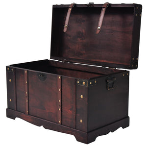 vidaXL Vintage Wooden Treasure Chest 66 x 38 x 40 cm