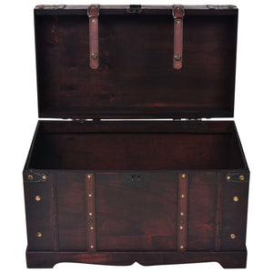 vidaXL Vintage Wooden Treasure Chest 66 x 38 x 40 cm