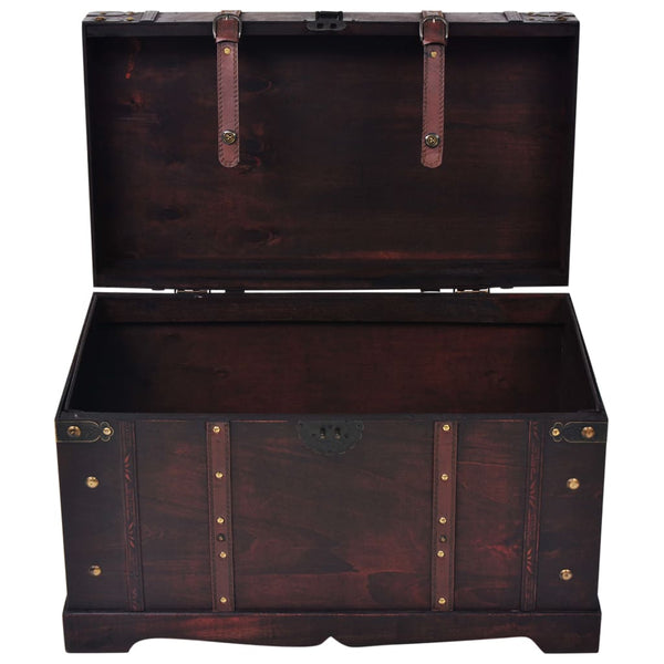 vidaXL Vintage Wooden Treasure Chest 66 x 38 x 40 cm