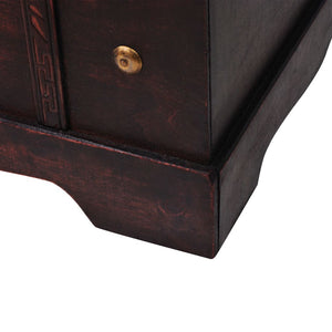vidaXL Vintage Wooden Treasure Chest 66 x 38 x 40 cm