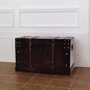 vidaXL Vintage Wooden Treasure Chest 66 x 38 x 40 cm