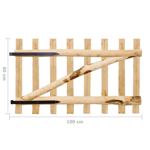 vidaXL Hazelwood Garden Gate Single 100x60 cm