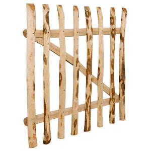 vidaXL Hazel Wood Garden Gate 100x90 cm