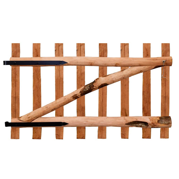 vidaXL Single Gate Hazelwood Impregnated 100×60 cm