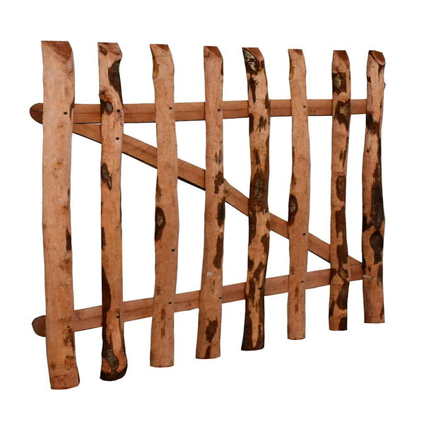 vidaXL Single Gate Hazelwood Impregnated 100×60 cm