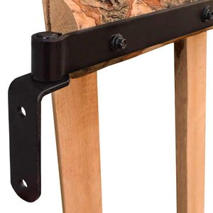 vidaXL Single Gate Hazelwood Impregnated 100×60 cm