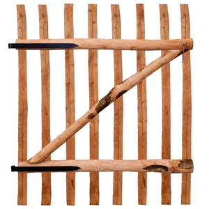 vidaXL Garden Gate Single Hazelwood Impregnated 100x120 cm