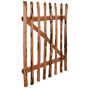vidaXL Garden Gate Single Hazelwood Impregnated 100x120 cm