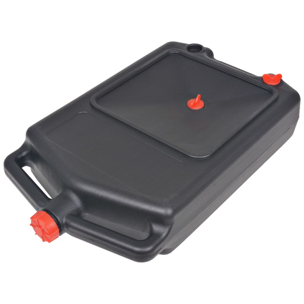 vidaXL 10 L Portable Oil Drain Pan