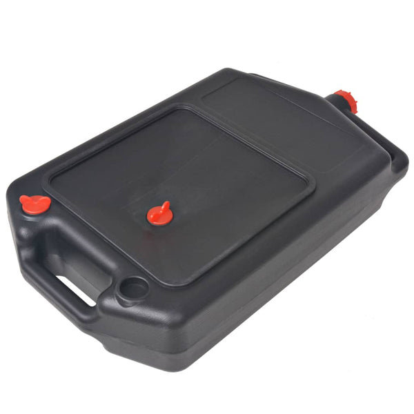 vidaXL 10 L Portable Oil Drain Pan