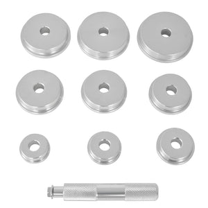 vidaXL 10-Piece Press Pin Set Punch Set Driver for Workshop Press