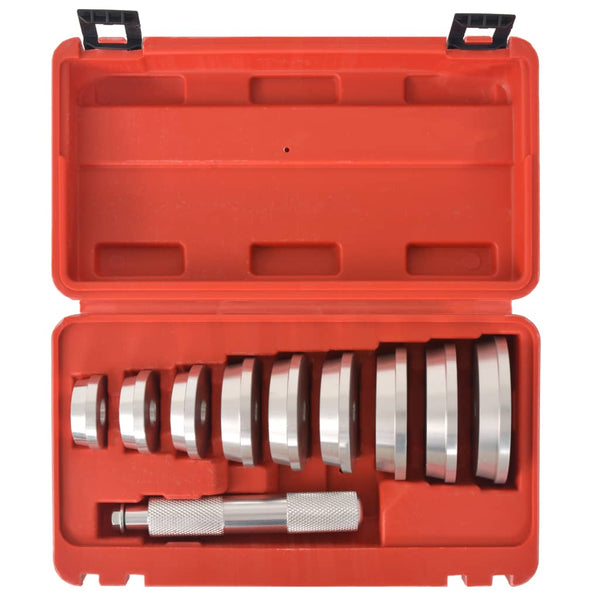 vidaXL 10-Piece Press Pin Set Punch Set Driver for Workshop Press