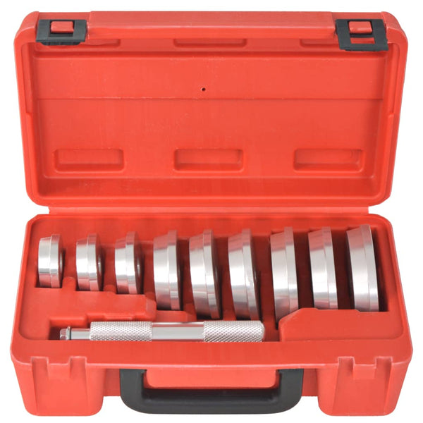 vidaXL 10-Piece Press Pin Set Punch Set Driver for Workshop Press