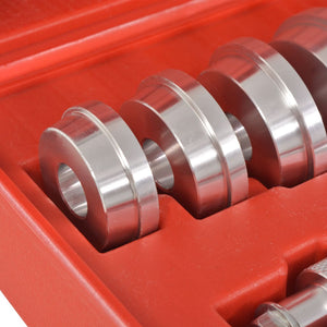 vidaXL 10-Piece Press Pin Set Punch Set Driver for Workshop Press