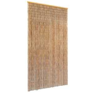 vidaXL Bamboo Door Curtain Insect Screen 100 x 220 cm