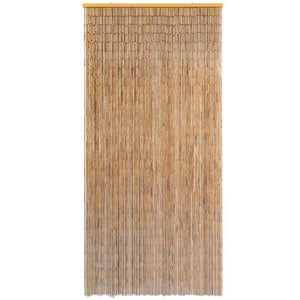 vidaXL Bamboo Door Curtain Insect Screen 100 x 220 cm