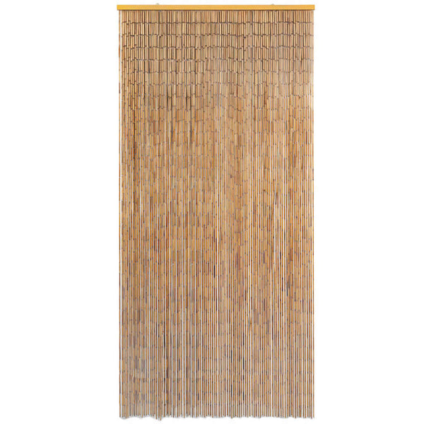 vidaXL Bamboo Door Curtain Insect Screen 100 x 220 cm