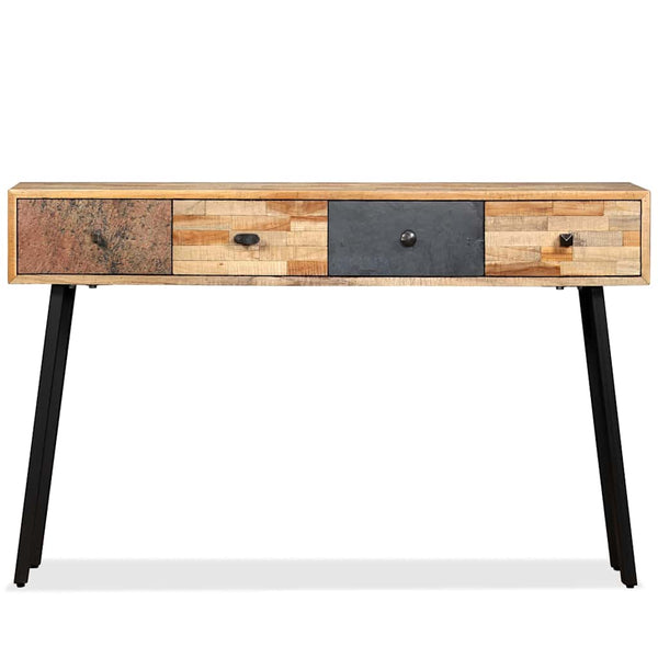 vidaXL Console Table Solid Reclaimed Teak 120 x 30 x 76 cm