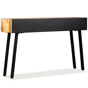 vidaXL Console Table Solid Reclaimed Teak 120 x 30 x 76 cm