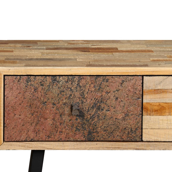 vidaXL Console Table Solid Reclaimed Teak 120 x 30 x 76 cm