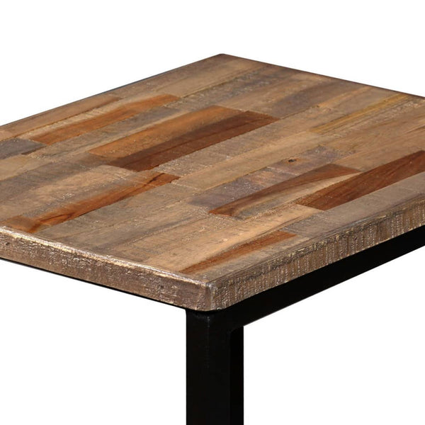 vidaXL 3-Piece Nesting Table Set Recycled Solid Teak Wood
