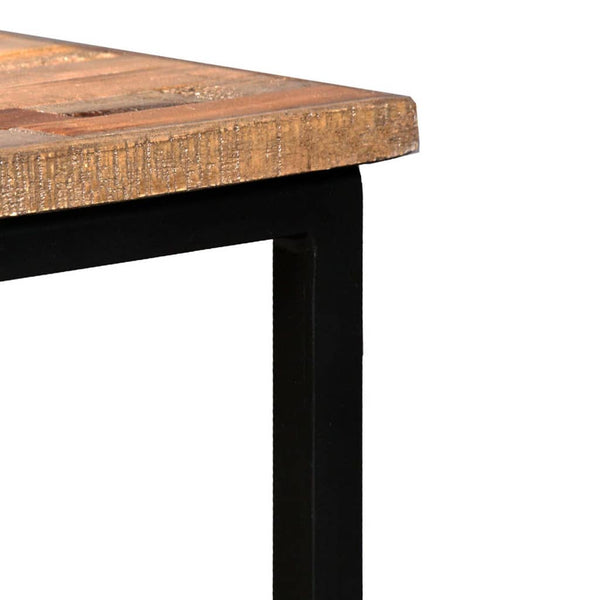 vidaXL 3-Piece Nesting Table Set Recycled Solid Teak Wood