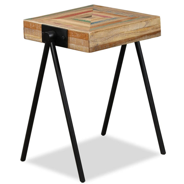 vidaXL Side Table Recycled Solid Teak Wood
