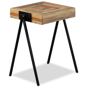 vidaXL Side Table Recycled Solid Teak Wood
